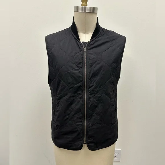 Burberry vest mens black deals